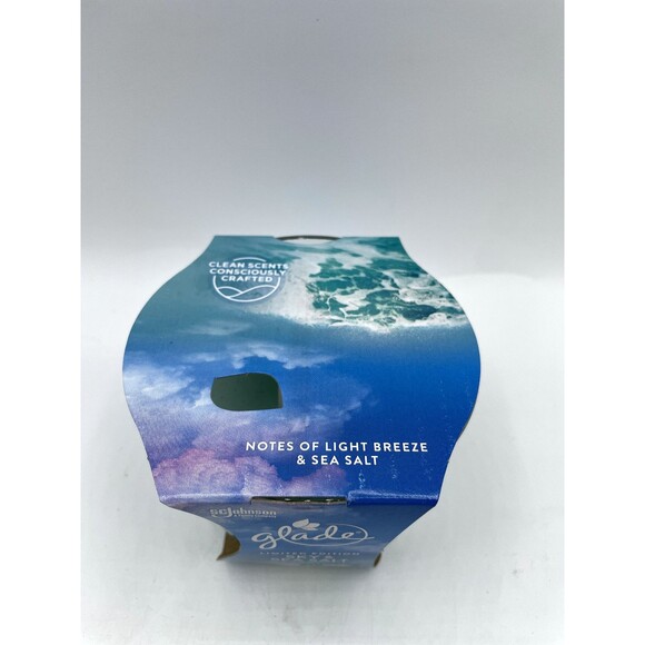 3 Glade Sky and Sea Salt Limited Edition 6.8oz 3 Wick Jar Candles Bsh - Picture 4 of 14